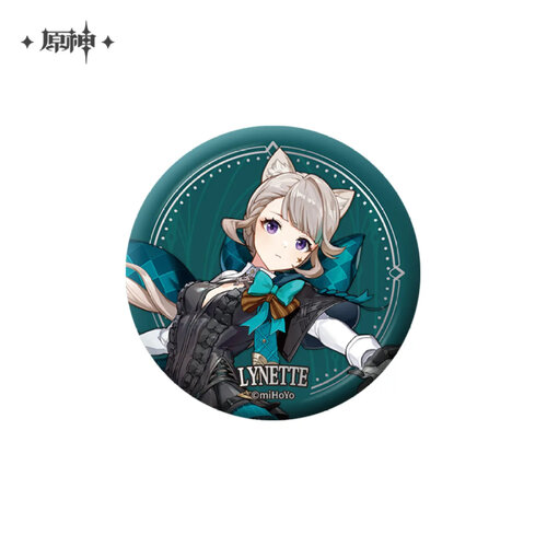 -PRE ORDER- Genshin Impact Fatui Series Can Badge Lynette