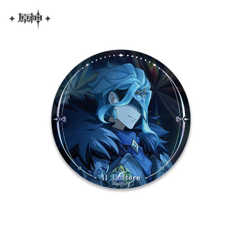 -PRE ORDER- Genshin Impact Winter Night Lazzo Series Il Dottore Can Badge