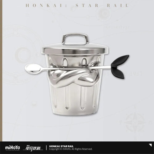 -PRE ORDER- Honkai: Star Rail Lordly Trashcan Mug Silver Arms Crossed