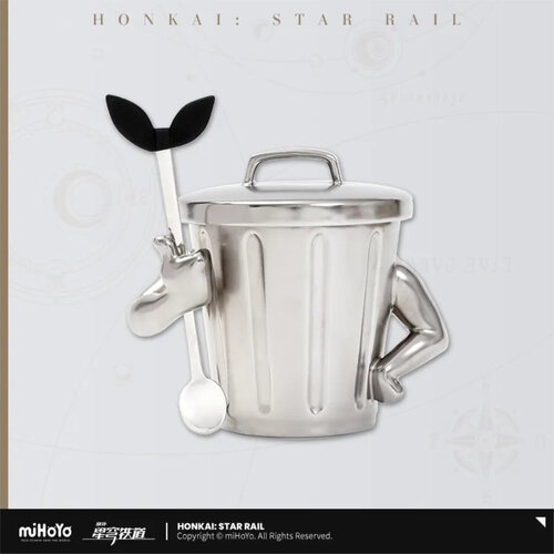 -PRE ORDER- Honkai: Star Rail Lordly Trashcan Mug Silver Thumbs Up