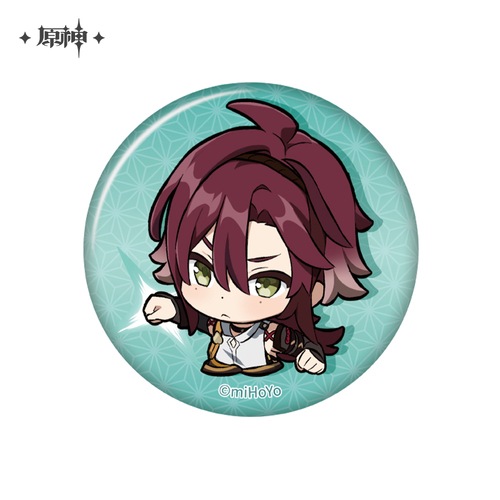 Genshin Impact Chibi Emoji Chara Badges Shikanoin Heizou