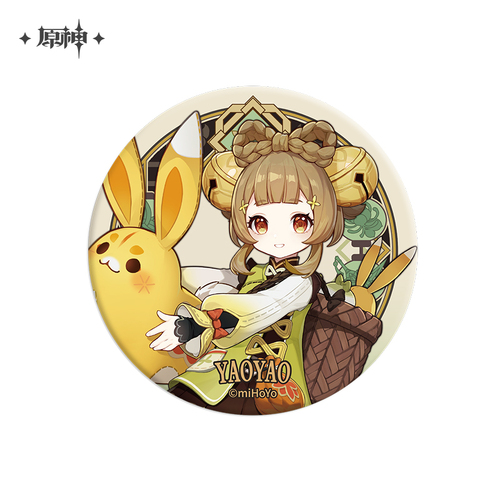 Genshin Impact Liyue Harbor Series Chara Can Badge Yaoyao