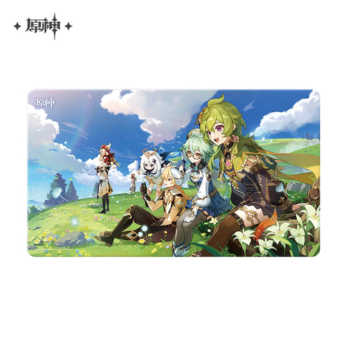 Genshin Impact Theme Desk Mat Windblume's Breath