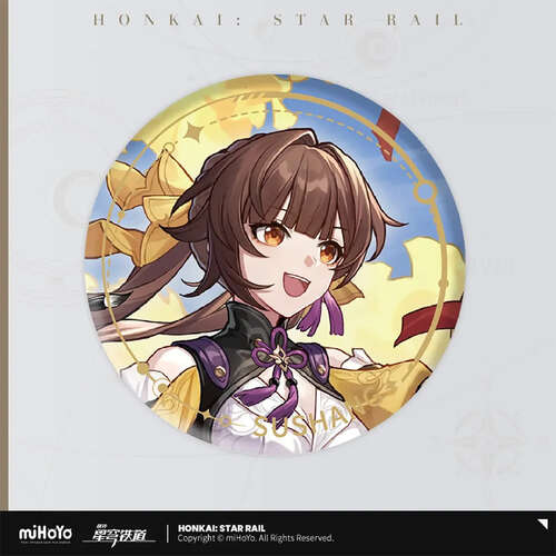 Honkai: Star Rail The Hunt Can Badge Sushang