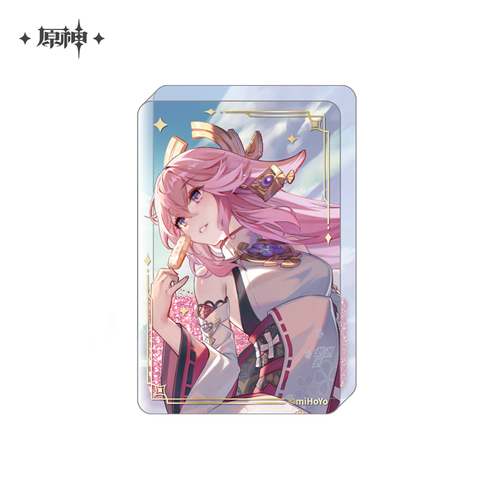 Genshin Impact Anecdote Series Glitter Acrylic Block Yae Miko