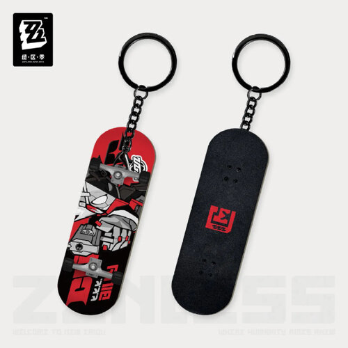 Zenless Zone Zero Ridu Series Cunning Hares Skateboard Keychain Billy