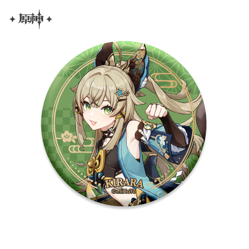 Genshin Impact Inazuma City Series Chara Can Badge Kirara