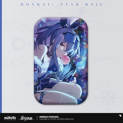 Honkai: Star Rail Light Cone Can Badge Incessant Rain (Silver Wolf)