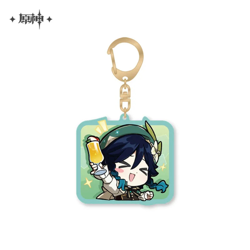 Genshin Impact Emoji Chara Acrylic Strap Venti