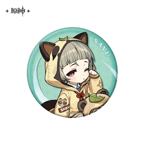 -PRE ORDER- Genshin Impact Outing Theme Series Chibi Can Badge Sayu