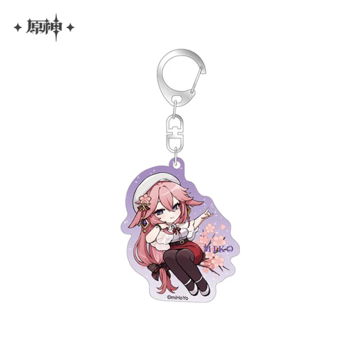 Genshin Impact Outing Theme Series Chibi Charm Yae Miko