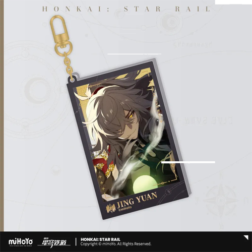 Honkai: Star Rail Departure Countdown Glitter Acrylic Keychain Jing Yuan