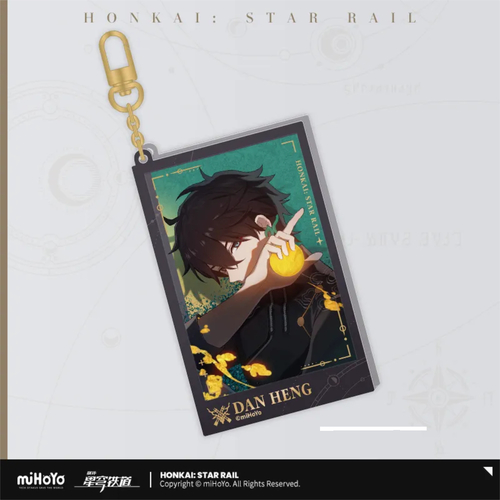 Honkai: Star Rail Departure Countdown Glitter Acrylic Keychain Dan Heng