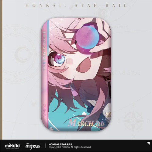 Honkai: Star Rail Departure Countdown Can Badge March 7th