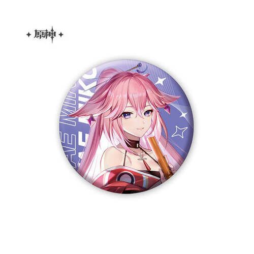 Genshin Impact 2022 Online Concert Chara Can Badge Yae Miko