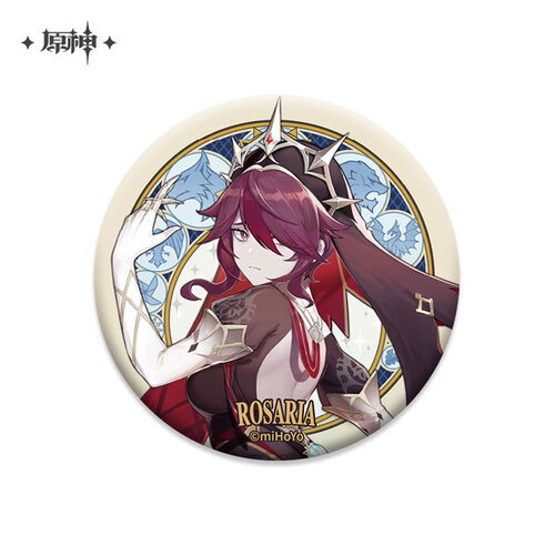 Genshin Impact Mondstadt Series Chara Can Badge Rosaria - To the Church's Free Spirit