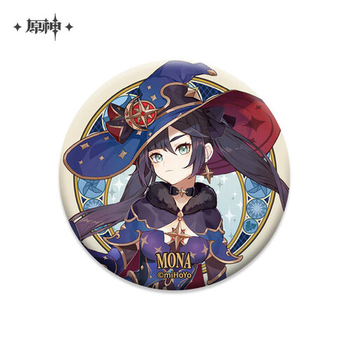 Genshin Impact Mondstadt Series Chara Can Badge Mona - Pact of Stars and Moon