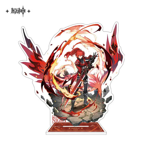 Genshin Impact Summer Fantasia Chara  Acrylic Stand Diluc