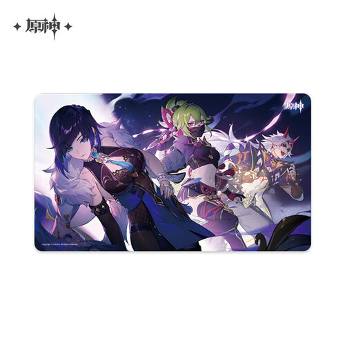 Genshin Impact Theme Desk Mat Hidden Dreams in the Depths Design A