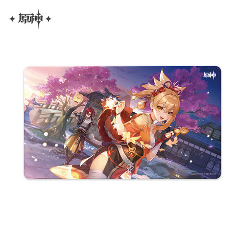 Genshin Impact Theme Desk Mat Summer Fantasia Design B