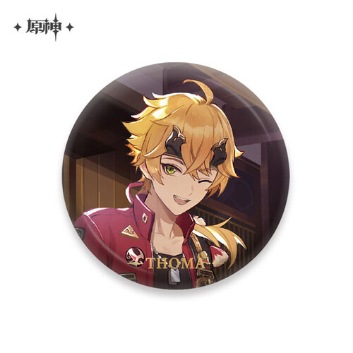 Genshin Impact Theme Chara Can Badge Thoma