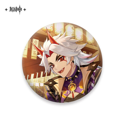 Genshin Impact Theme Chara Can Badge Arataki Itto