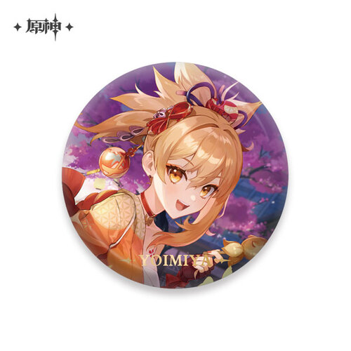 Genshin Impact Theme Chara Can Badge Yoimiya