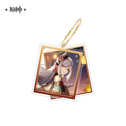 Genshin Impact Theme Chara Double Acrylic Strap Shenhe