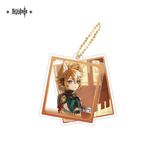 Genshin Impact Theme Chara Double Acrylic Strap Gorou