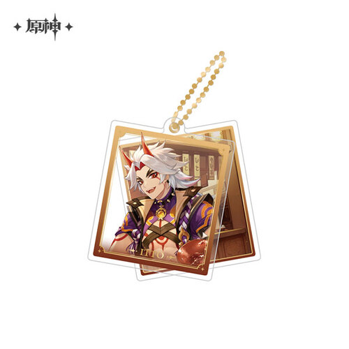 Genshin Impact Theme Chara Double Acrylic Strap Arataki Itto