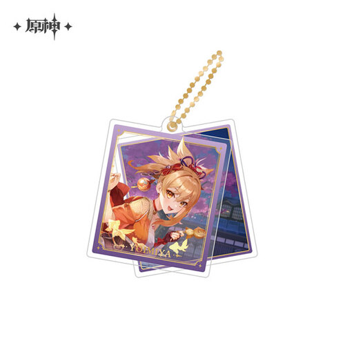 Genshin Impact Theme Chara Double Acrylic Strap Yoimiya