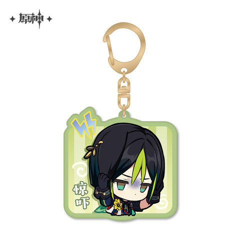 Genshin Impact Chibi Emoji Chara Acrylic Strap Tighnari