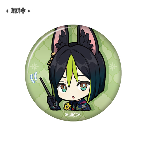 Genshin Impact Chibi Emoji Chara Badges Tighnari