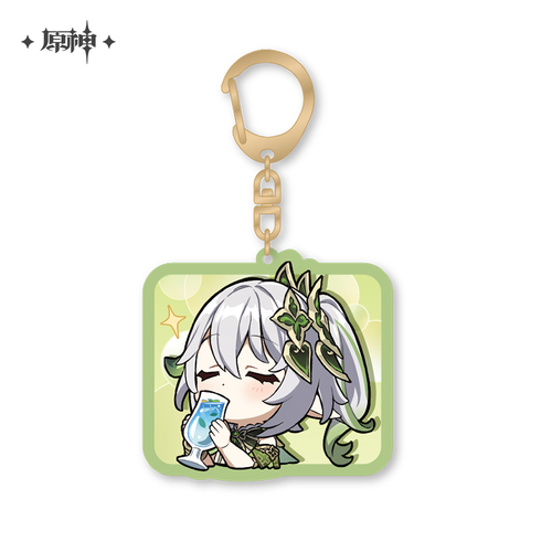 Genshin Impact Chibi Emoji Chara Acrylic Strap Nahida