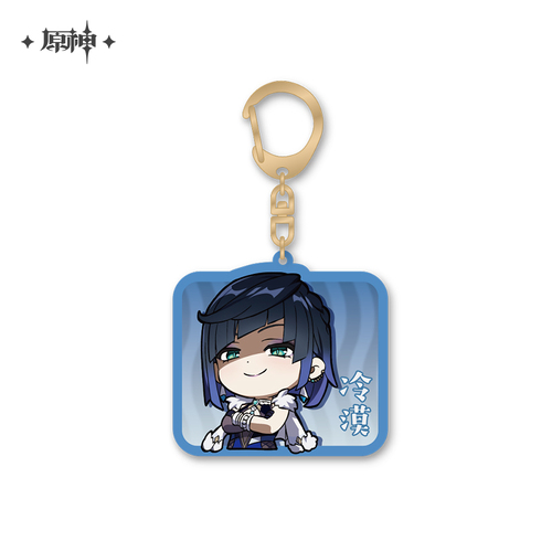 Genshin Impact Chibi Emoji Chara Acrylic Strap Yelan