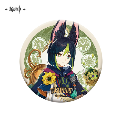 Genshin Impact Sumeru Castle Series Character Can Badge Tighnari