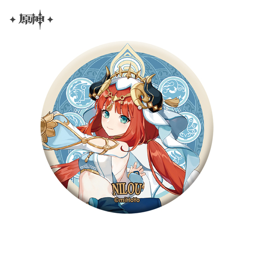 Genshin Impact Sumeru Castle Series Character Can Badge Nilou