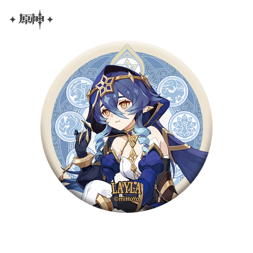 Genshin Impact Sumeru Castle Series Character Can Badge Layla