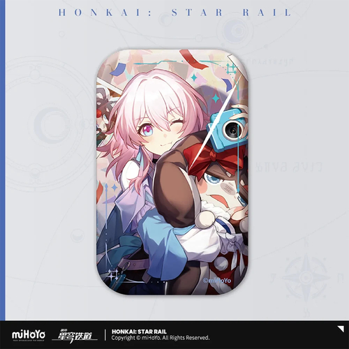 Honkai: Star Rail Light Cone Can Badge Day One of My New Life (March 7th)