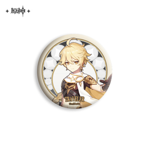 Genshin Impact Traveler Series Chara Can Badge Traveller (Aether)