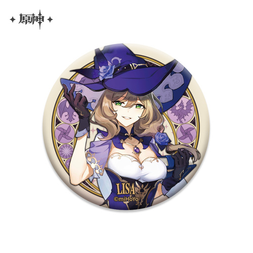 Genshin Impact Mondstadt Series Chara Can Badge Lisa