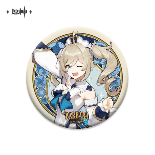 Genshin Impact Mondstadt Series Chara Can Badge Barbara