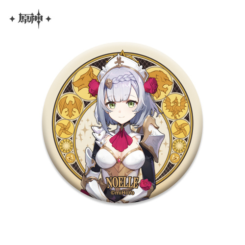 Genshin Impact Mondstadt Series Chara Can Badge Noelle