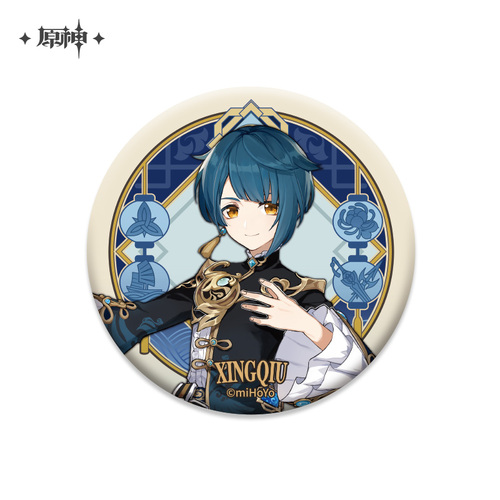 Genshin Impact Liyue Harbor Series Chara Can Badge Xingqiu