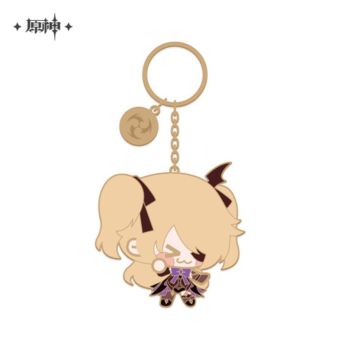 Genshin Impact Chibi Chara Metal Keyring Fischl