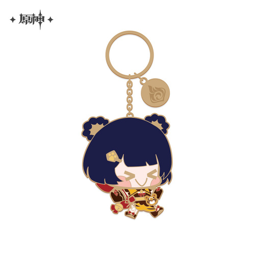 Genshin Impact Chibi Chara Metal Keyring Xiangling