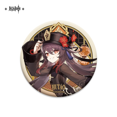 Genshin Impact Liyue Harbor Series Chara Can Badge Hu Tao