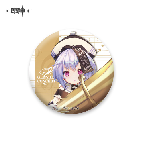 Genshin Impact Melodies of an Endless Journey Chara Can Badge Qiqi