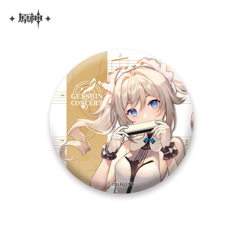 Genshin Impact Melodies of an Endless Journey Chara Can Badge Barbara