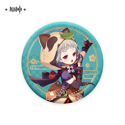 Genshin Impact Inazuma City Series Chara Can Badge Sayu